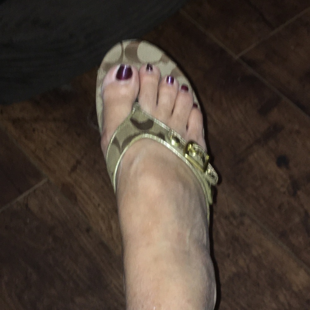 Coach sandals